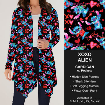 B197 Preorder - XOXO Alien Cardigan w/ Pockets (Closes 12/01. ETA: late Jan.)