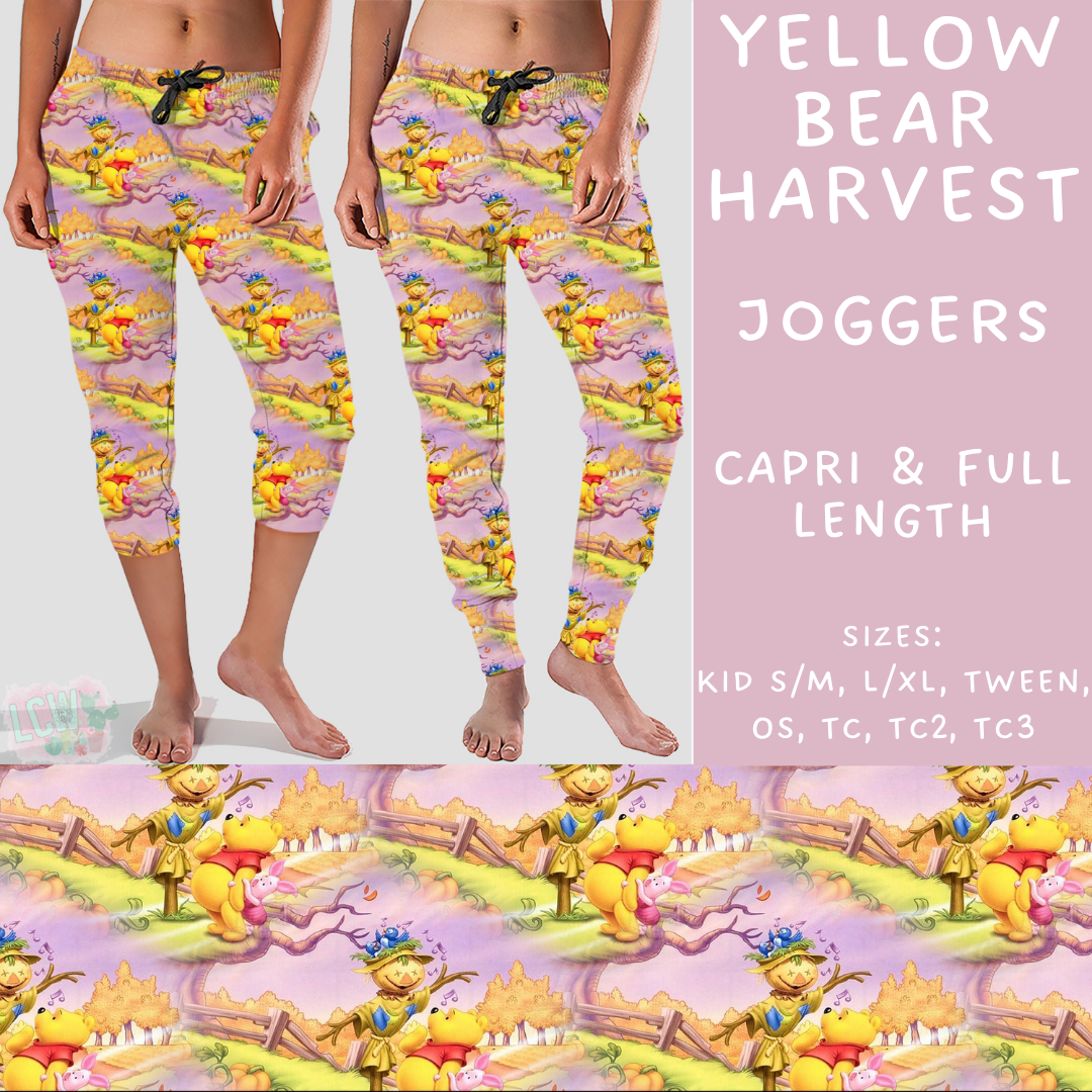 Batch #210 - Magical Fall - Closes 10/4 - ETA mid Nov - Yellow Bear Harvest Full and Capri Length Joggers (Copy)