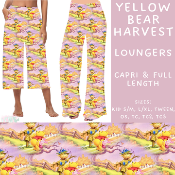 Batch #210 - Magical Fall - Closes 10/4 - ETA mid Nov - Yellow Bear Harvest Capri and Full Length Loungers