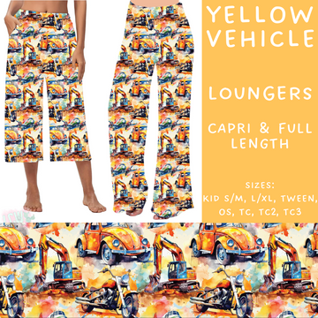 Batch #209 - Fun Run 5 - Closes 10/2 - ETA mid Nov - Yellow Vehicle Capri and Full Length Loungers