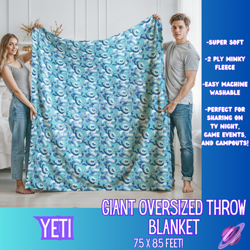 YETI - GIANT SHAREABLE THROW BLANKETS ROUND 9 - PREORDER CLOSING 11/6