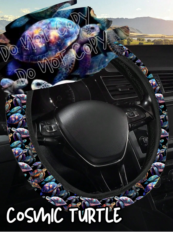 Cosmic Turtle - Steering Wheel Cover