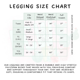 Ready to Ship - Bat Roses Side Panel Pocket Leggings - OS