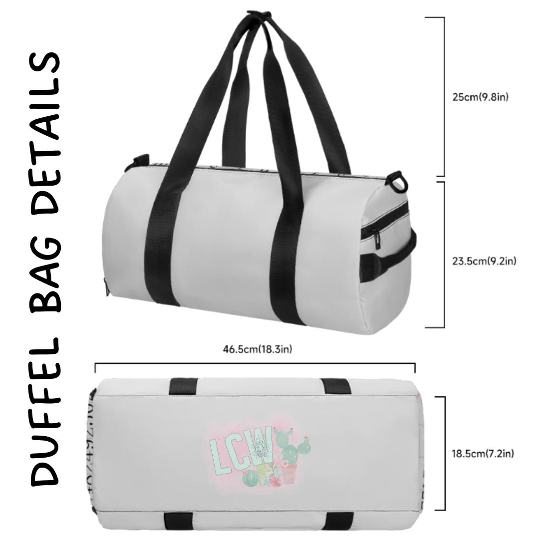 Batch #346 - Travel Collection - Closes 5/28 - ETA mid/late July - Soccer Flames Duffel Bag