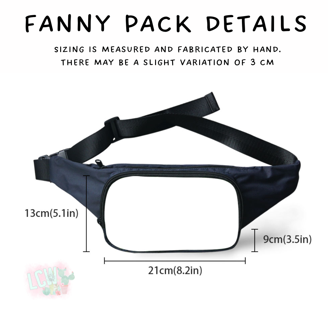 Batch #276 - Fanny Packs & Drawstring Backpacks - Closes 1/24 - ETA late March - Air Fanny Pack