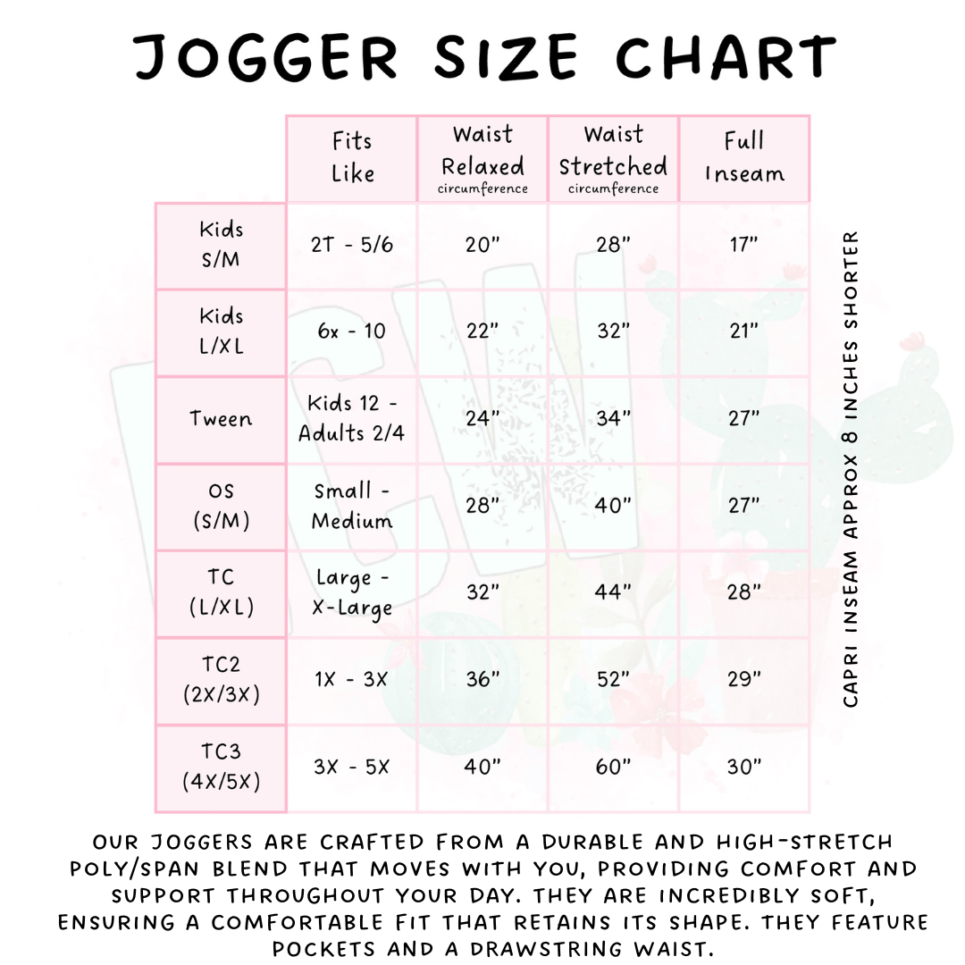 Batch #227 - Christmas Glitter - Closes 10/30 - ETA early/mid Dec - CG03 Full and Capri Length Joggers