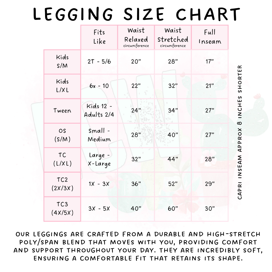 Batch #339 - Character Summer - Closes 5/15 - ETA mid July - Blue Lemon Full and Capri Length Leggings