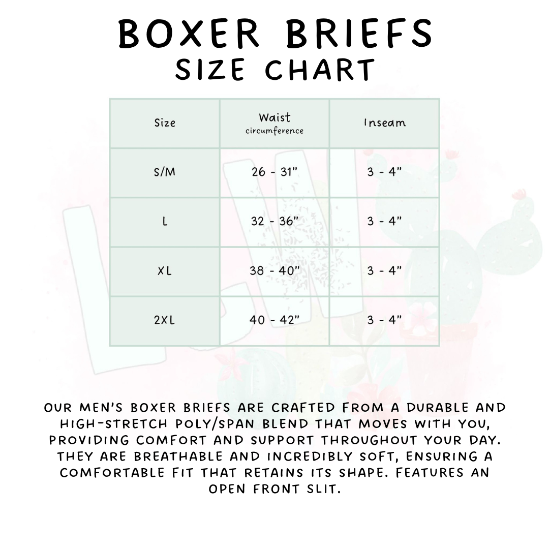 Ready to Ship - Mins Xmas Men's Boxer Briefs - L