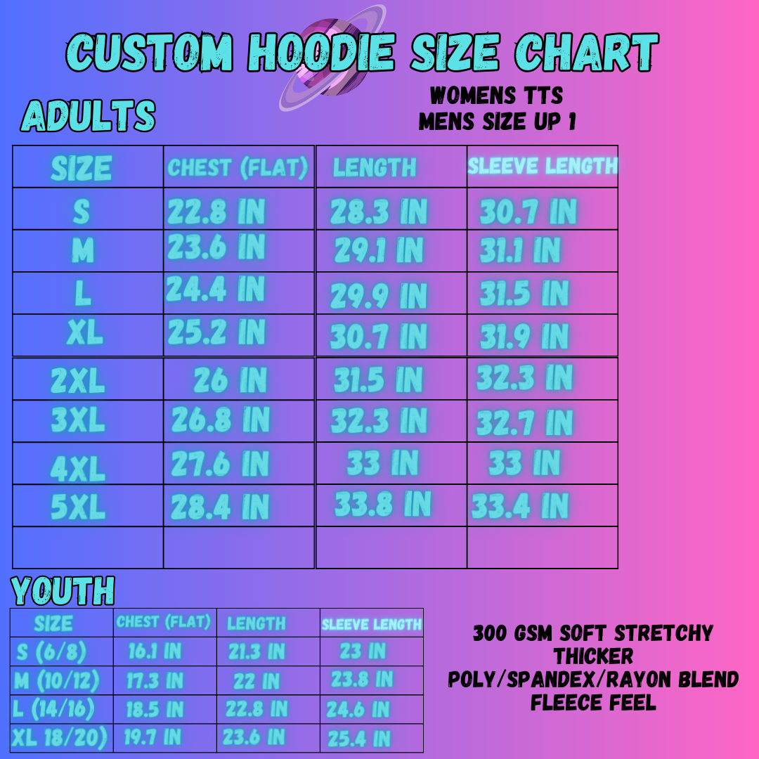 BABY KIDS - CUSTOM DESIGNED HOODIE RUN PREORDER CLOSING 9/27