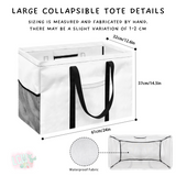 Ready To Ship - Baltimore Bow Collapsible Tote