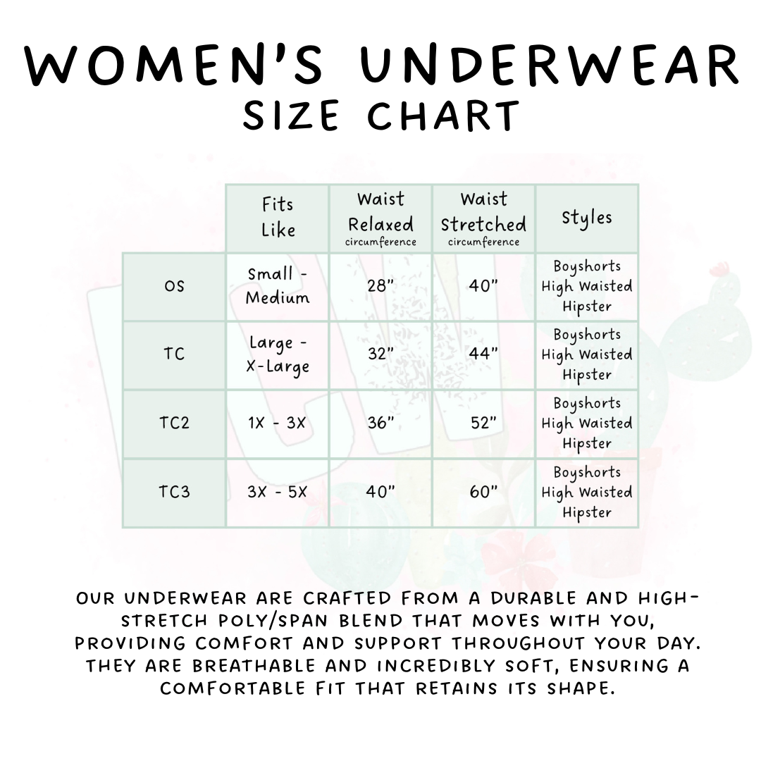 Ready To Ship - Snoop Crew Women's Underwear - TC3 High Waist