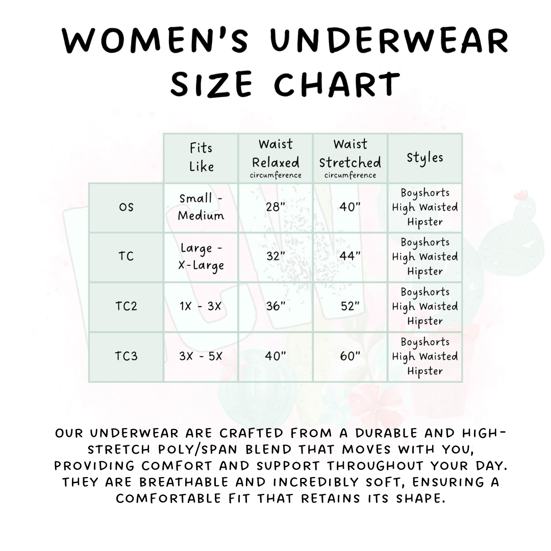 Ready to Ship - Alien Spark Women's Underwear - High Waist - T3