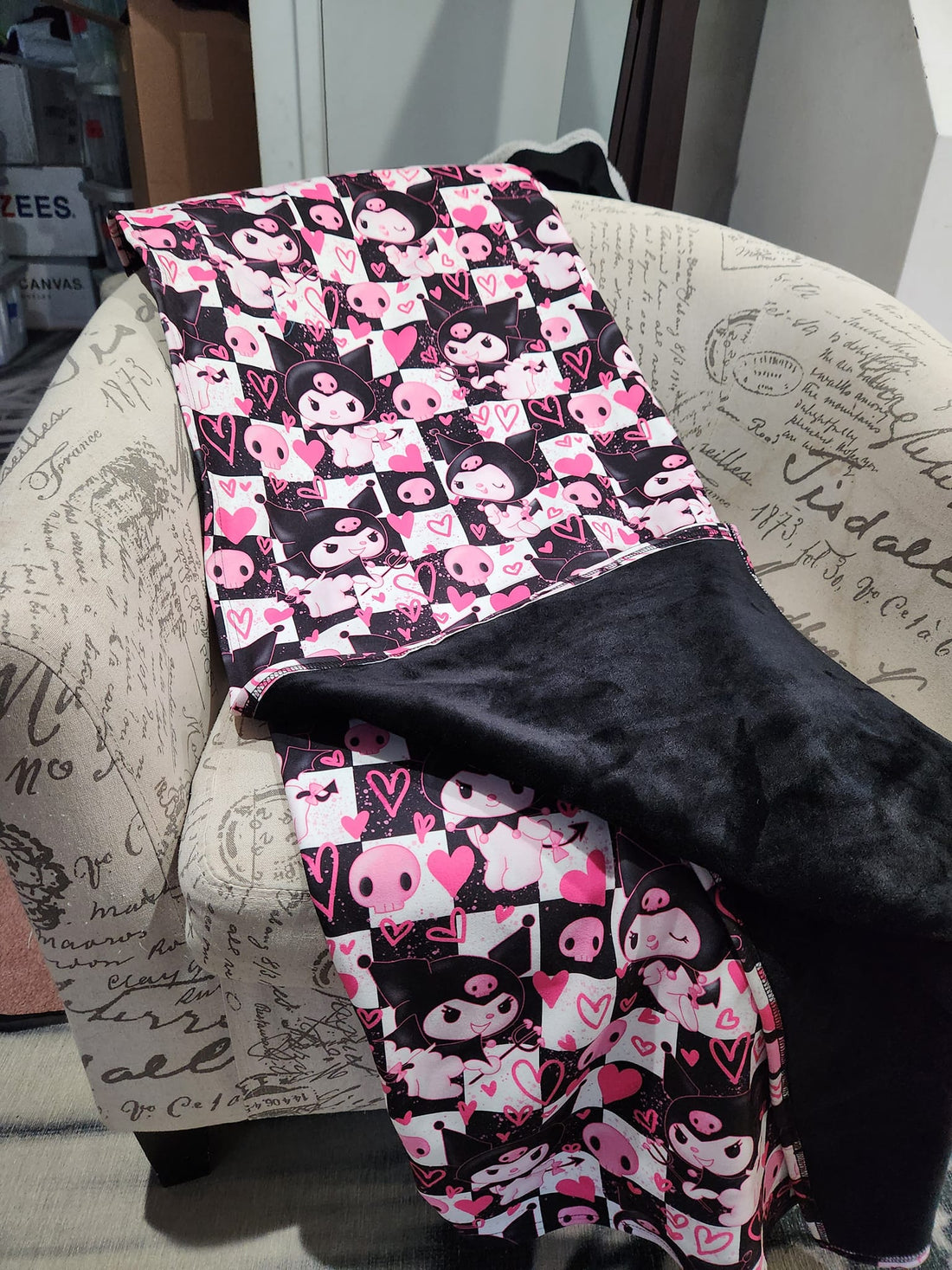 DARK FLORAL - BLACK VELVET WEIGHTED BLANKET ROUND 4 PREORDER CLOSING 10/16