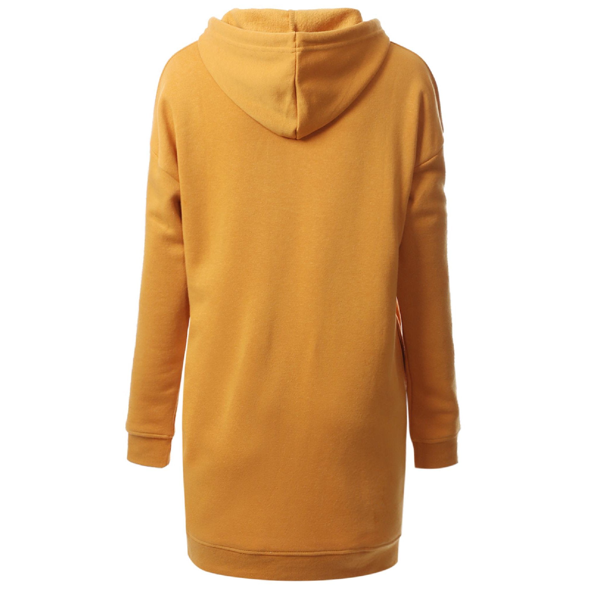 Oversized Hoodie Tunic Dress w/ Side Pockets
