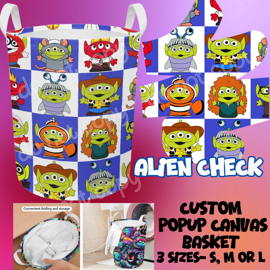 ALIEN CHECK - STORAGE BASKETS - PREORDER CLOSING 12/4