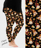 RTS - Autumn Gnomes Leggings w/ Pockets
