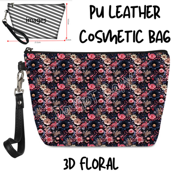 3D FLORAL - BAG RUN 3 - COSMETIC BAG - PREORDER CLOSING 10/22