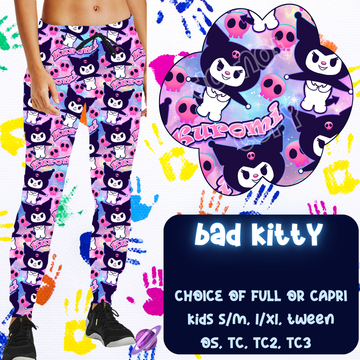 BAD KITTY - FUN KIDS RUN - JOGGER/CAPRI PREORDER CLOSING 11/5