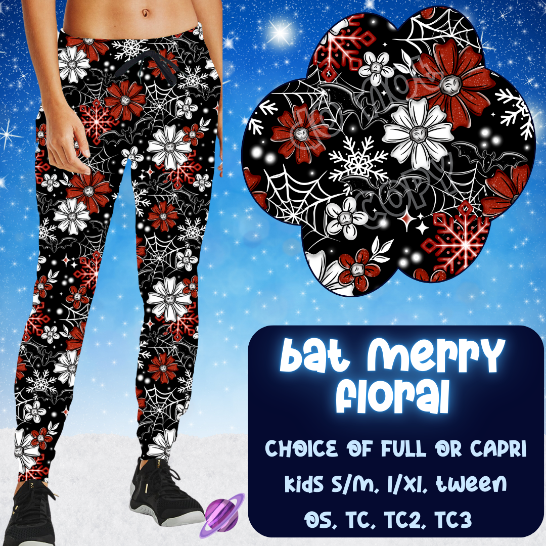 BAT MERRY FLORAL - JOGGER/CAPRI WINTER RUN CLOSING 10/29