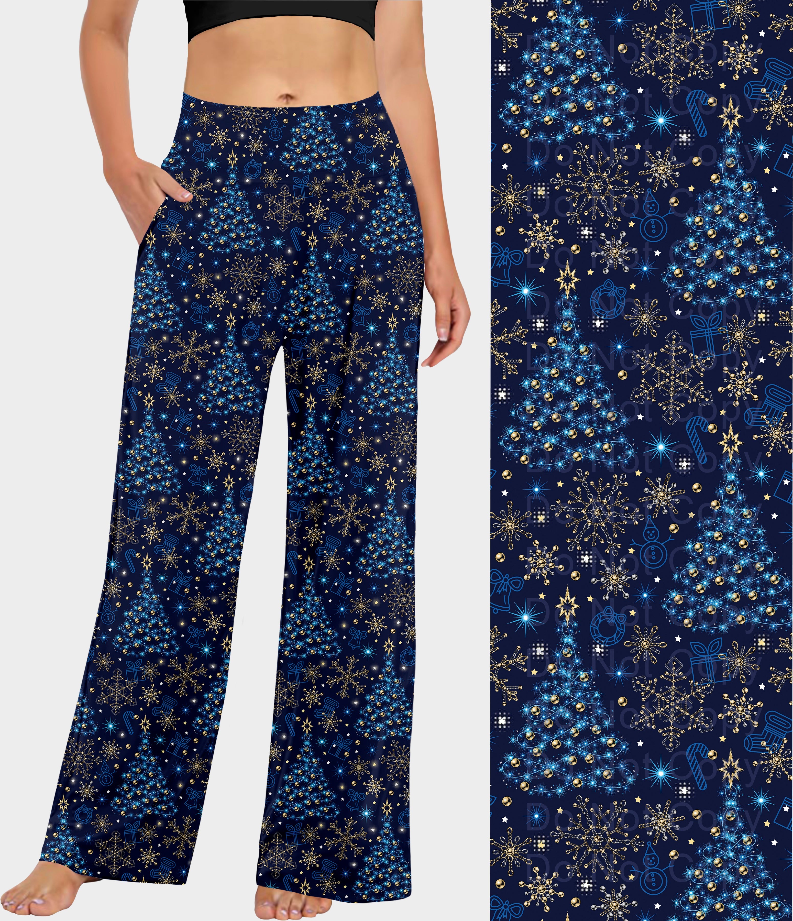 RTS - Blue Christmas Lounge Pants