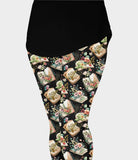 Botanical Books Soft Leggings w/ Pockets