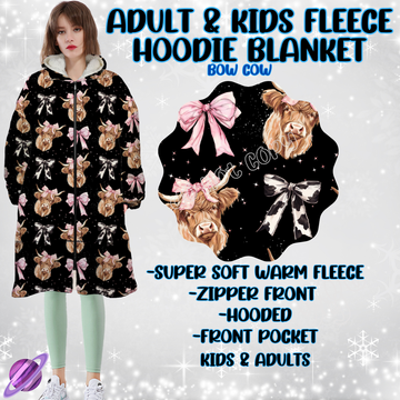 BOW COW-HOODIE BLANKET RUN-PREORDER CLOSING 9/28 ETA NOV