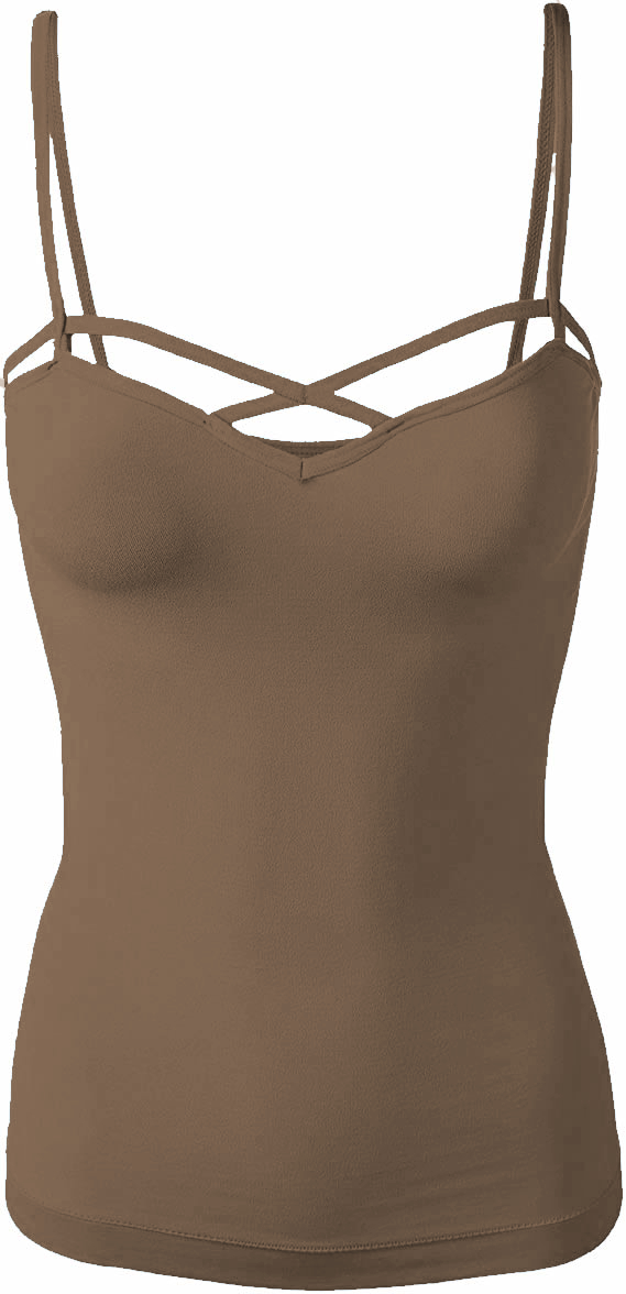 Criss Cross Strappy Seamless Cami