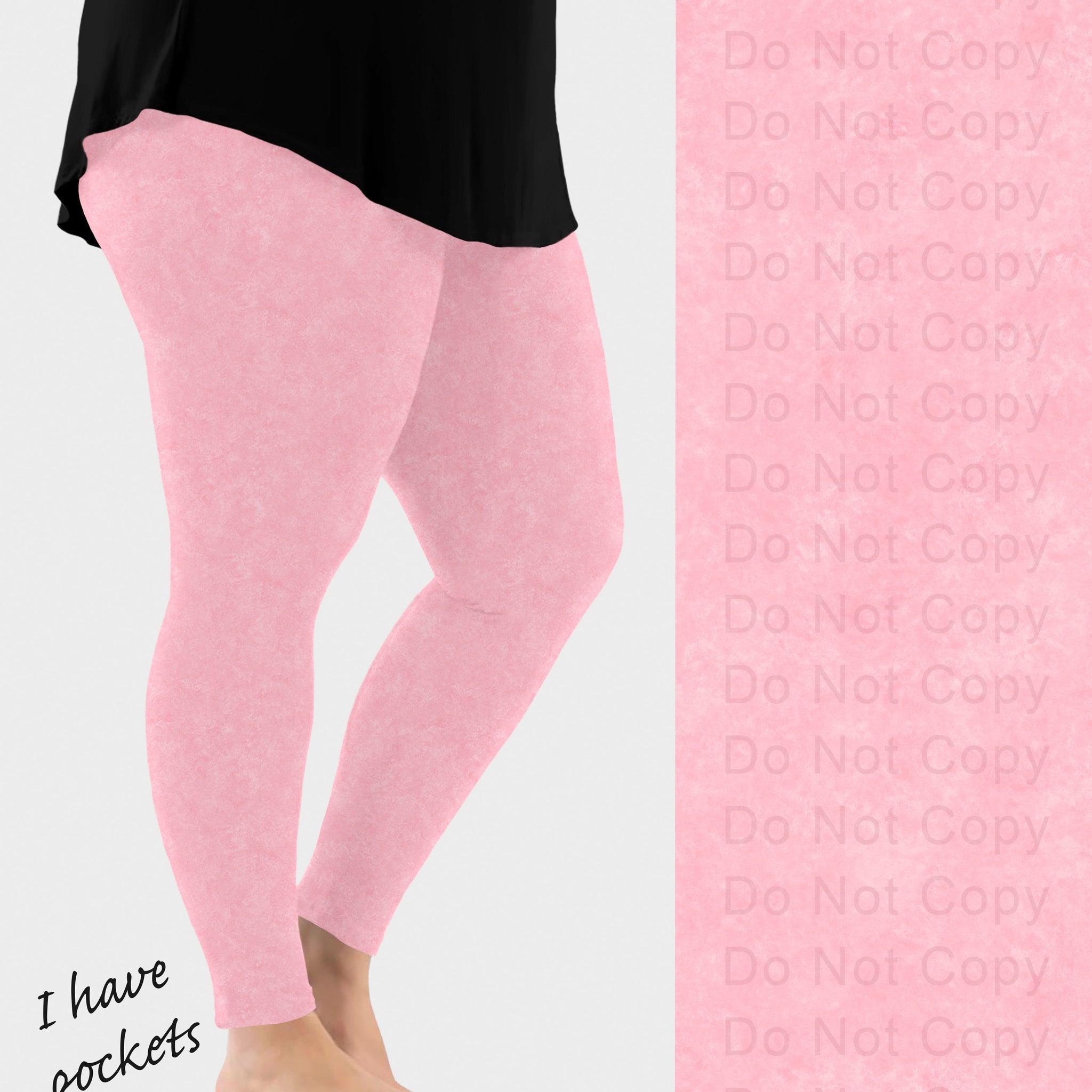 RTS - Bubblegum Pink Leggings w/ Pockets