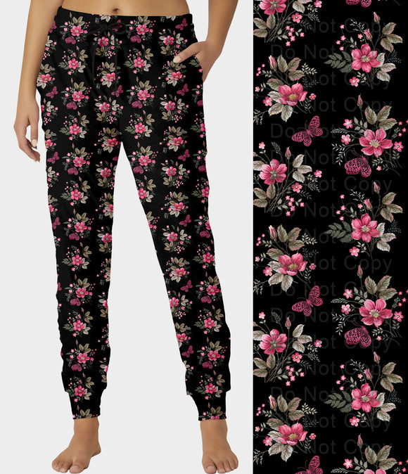 RTS - Butterfly Blooms Joggers
