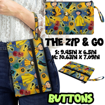 BUTTONS - ZIP & GO PREORDER CLOSING 12/28