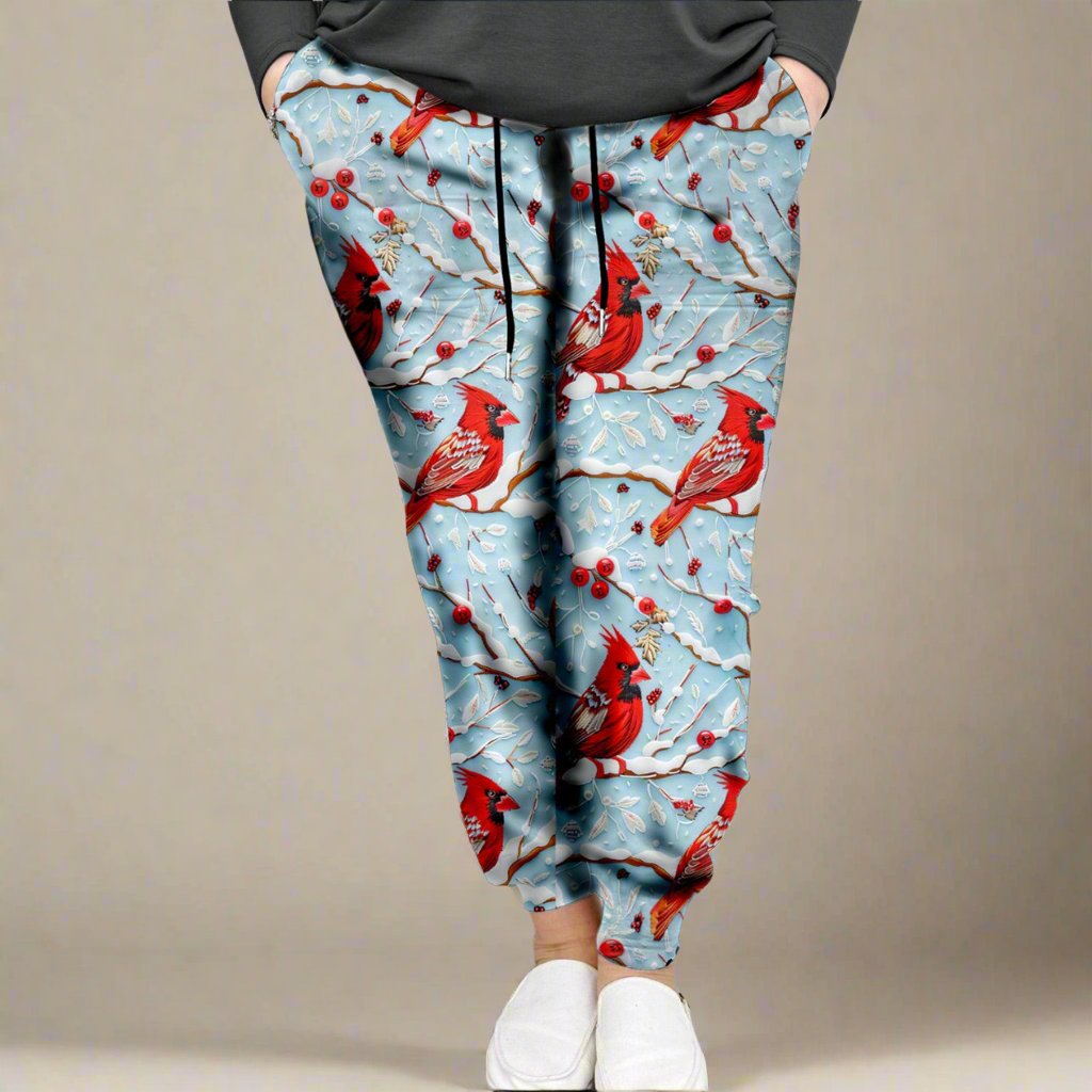 Winter Wonderland Cardinal Print Leggings w/ Pockets | ETA 12/5