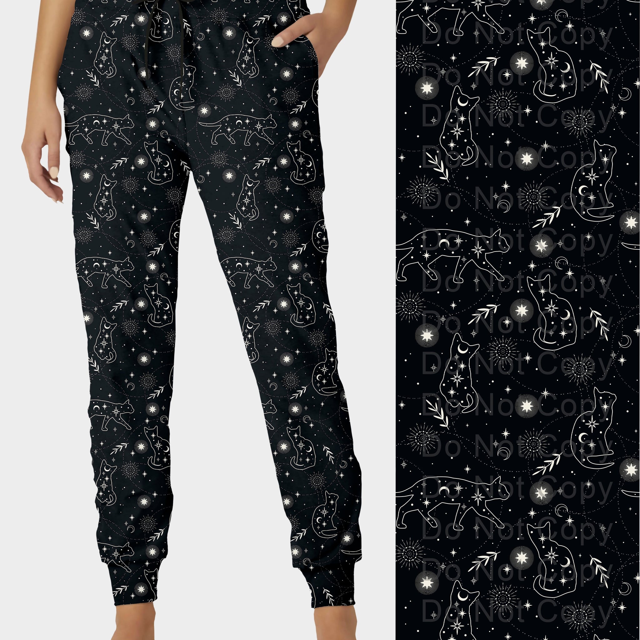 RTS - Celestial Cats Jogger Pants