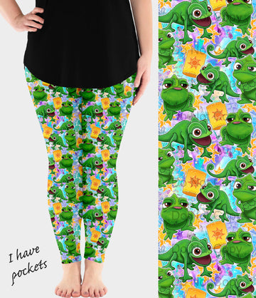 RTS - Chameleon Leggings w/ Pockets