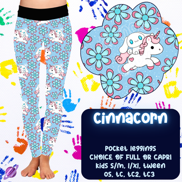 CINNACORN - FUN KIDS RUN -  LEGGING/CAPRI PREORDER CLOSING 11/5