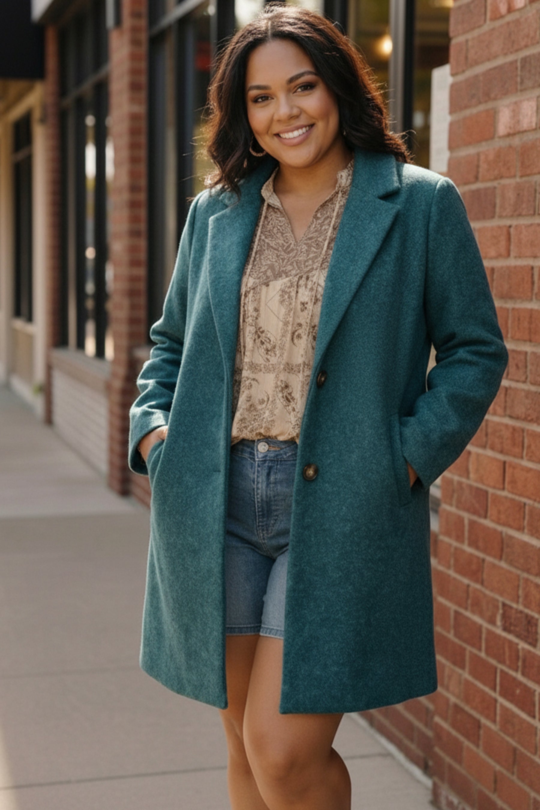 Frosted Teal Dream Coat