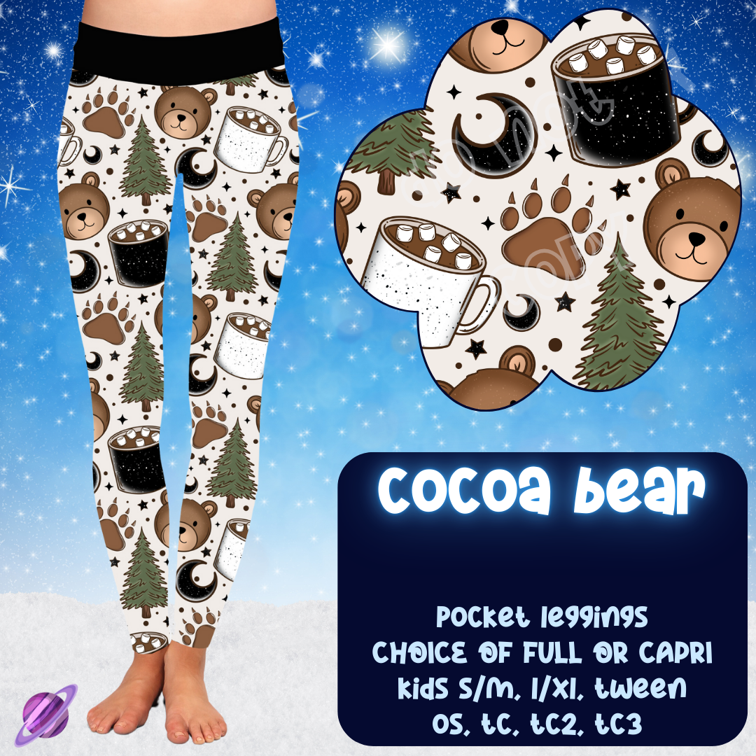 COCOA BEAR  - LEGGING/CAPRI WINTER RUN CLOSING 10/29