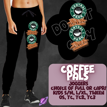 COFFEE PALS - ONE LEG SIMPLE SETS RUN 2 - JOGGER/CAPRI PREORDER CLOSING 1/31