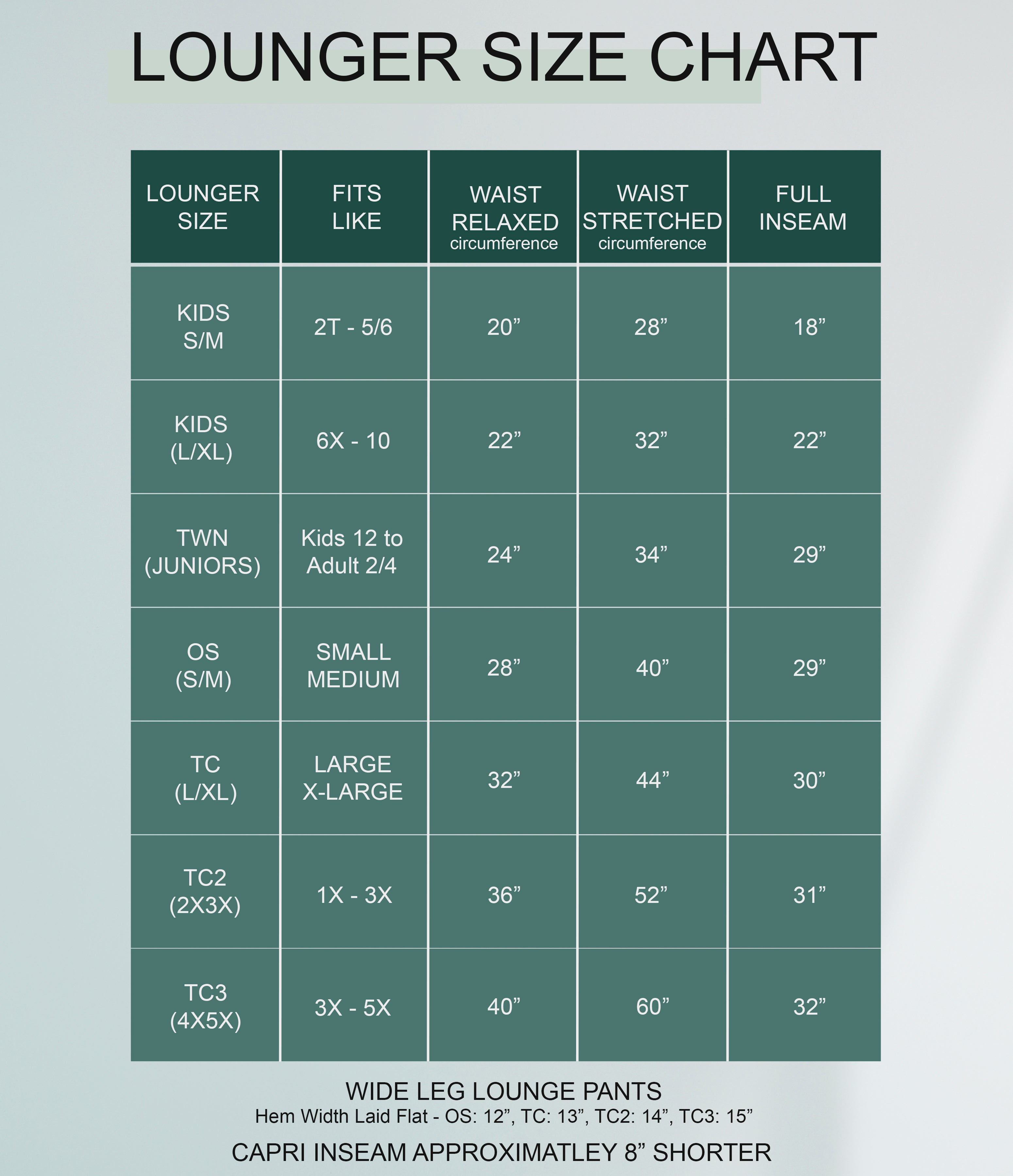 B262 - Preorder Green Leaves Lounge Pants (Closes 11/23. ETA late Jan.)