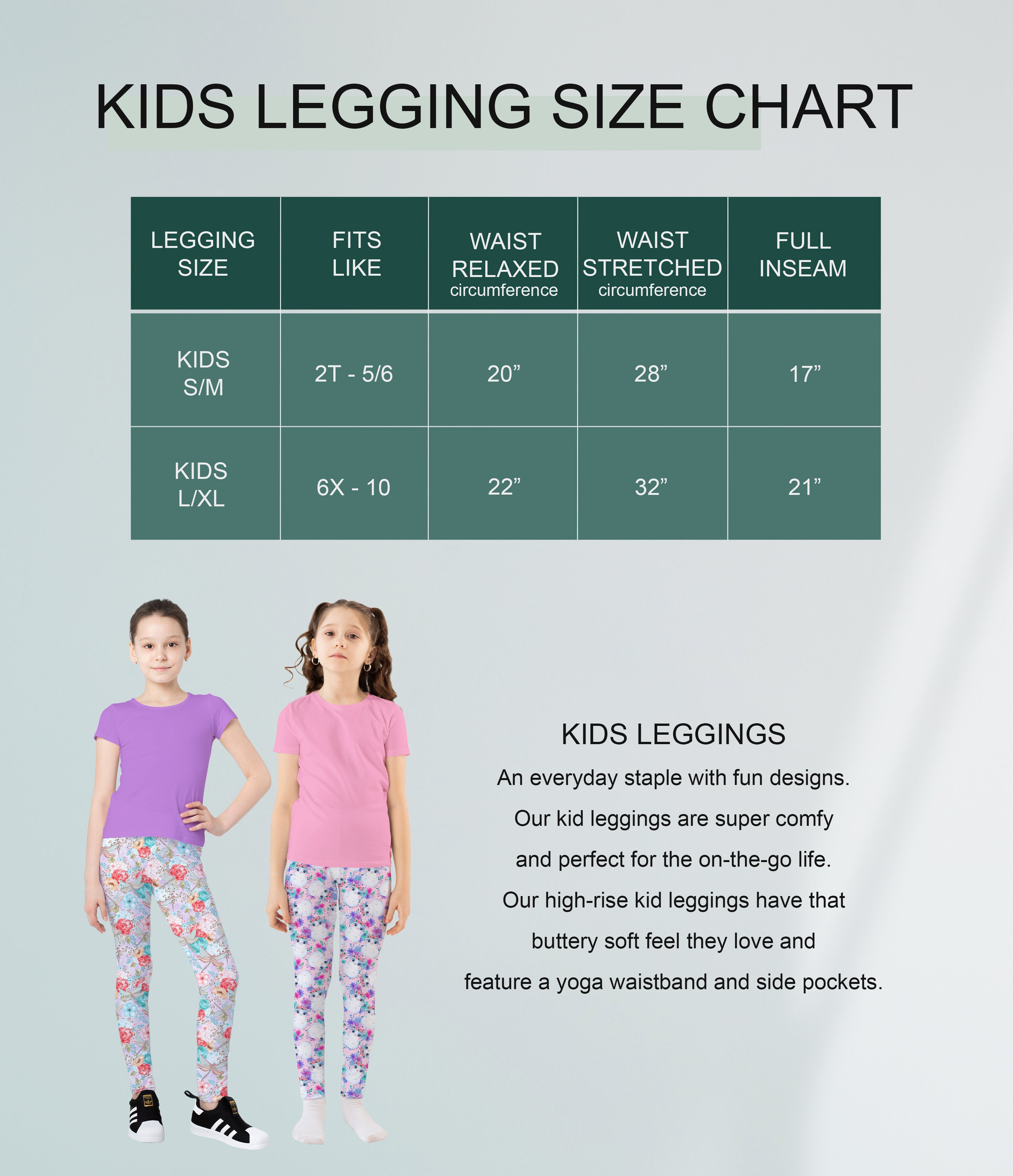 Autumn Bird Print Brown Leggings - Adult & Kid Sizes