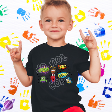 COMIC SUPES TEE - FUN KIDS RUN