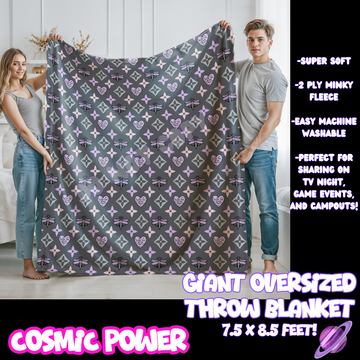 COSMIC POWER - GIANT SHAREABLE THROW BLANKETS ROUND 10-PREORDER CLOSING 12/2