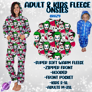 CRAZY-ONESIES ROUND 3- PREORDER CLOSING 9/23