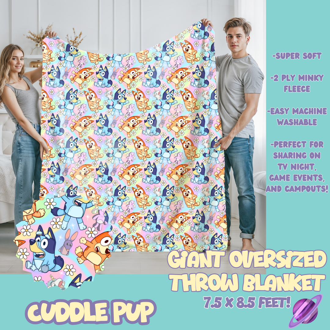 CUDDLE PUP - OVERSIZED THROW BLANKET 11 - PREORDER CLOSING 2/2