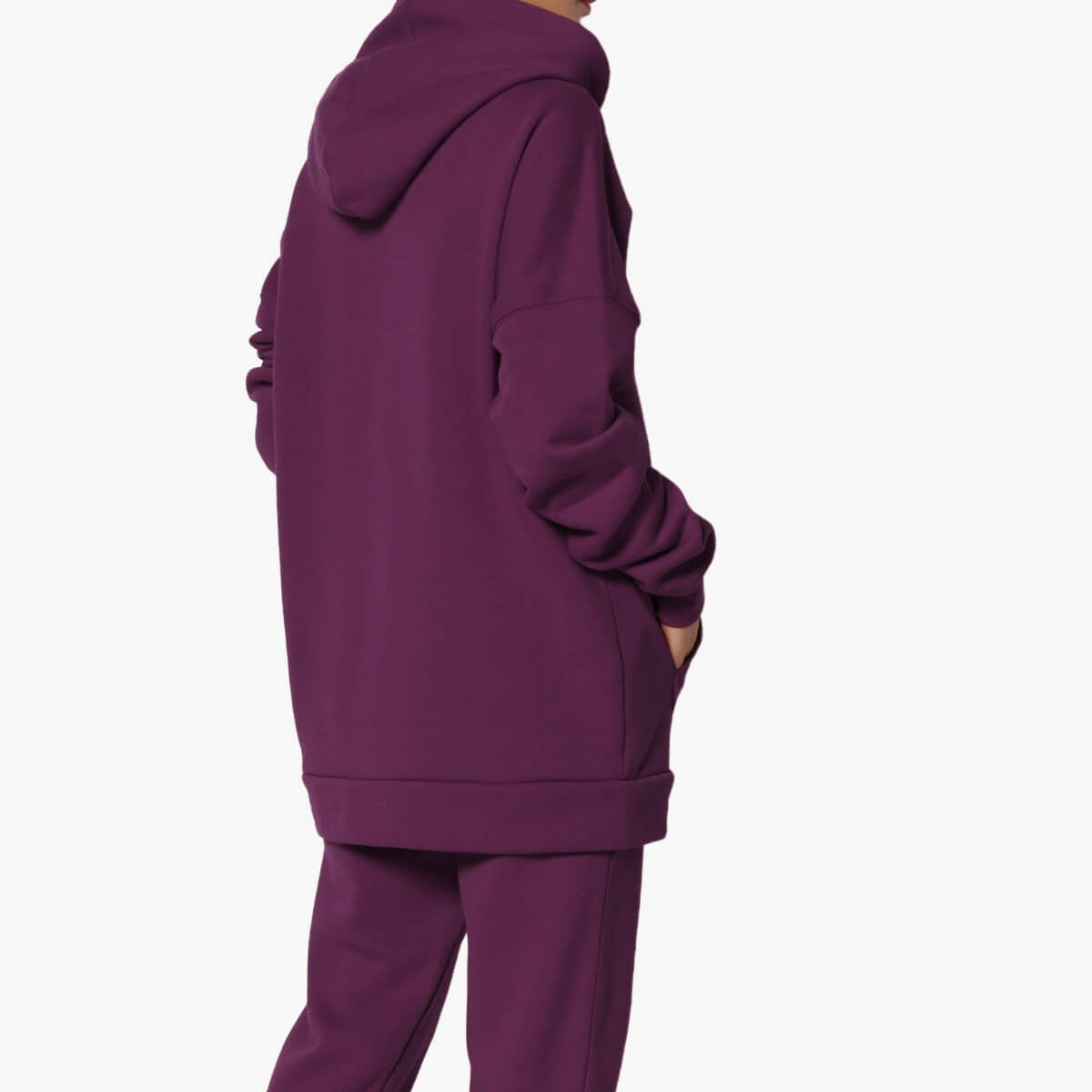 Comfy Lounge Drawstring Hoodie Sweatshirt w/ Kangaroo & Tech Pocket