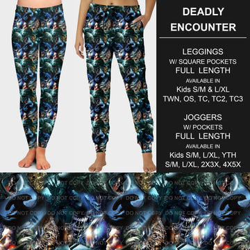 B181 Preorder - Deadly Encounter Legging/Jogger Collection (Closes 9/24. ETA: late Nov.)