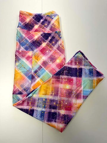 Summer Plaid Capri w/ Pockets *RTS