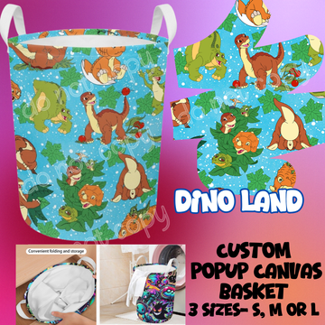 DINO LAND - STORAGE BASKETS - PREORDER CLOSING 12/4