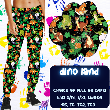 DINO LAND  - FUN KIDS RUN - JOGGER/CAPRI PREORDER CLOSING 11/5