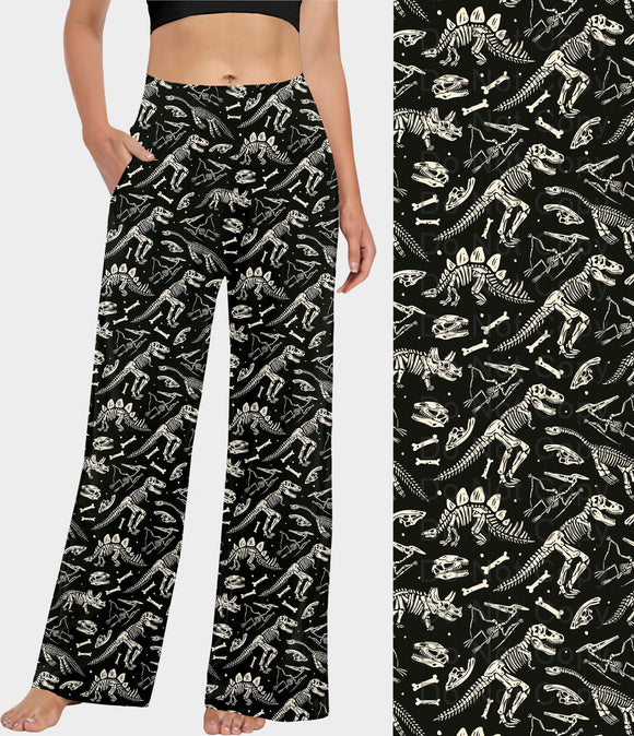 RTS - Dinosaur Skeleton Lounge Pants