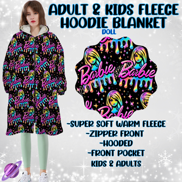 DOLL-HOODIE BLANKET RUN-PREORDER CLOSING 9/28 ETA NOV